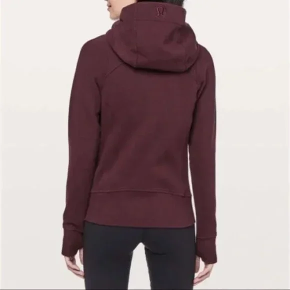 Lululemon Scuba Hoodie Sweatshirt MSRP $118 Dark Adobe Zip Activewear 10 - Picture 2 of 7